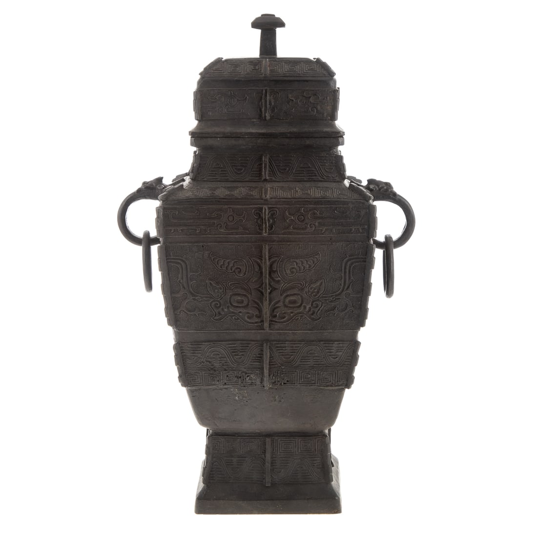 Chinese Archaic Manner Bronze Urn (1 of 6)