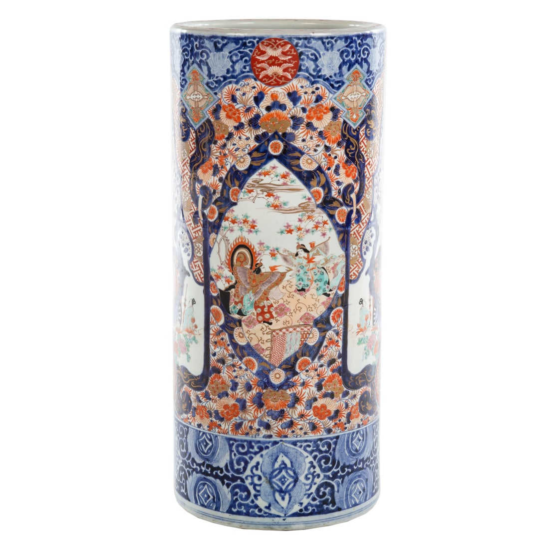 Large Japanese Imari Porcelain Umbrella Stand (1 of 6)