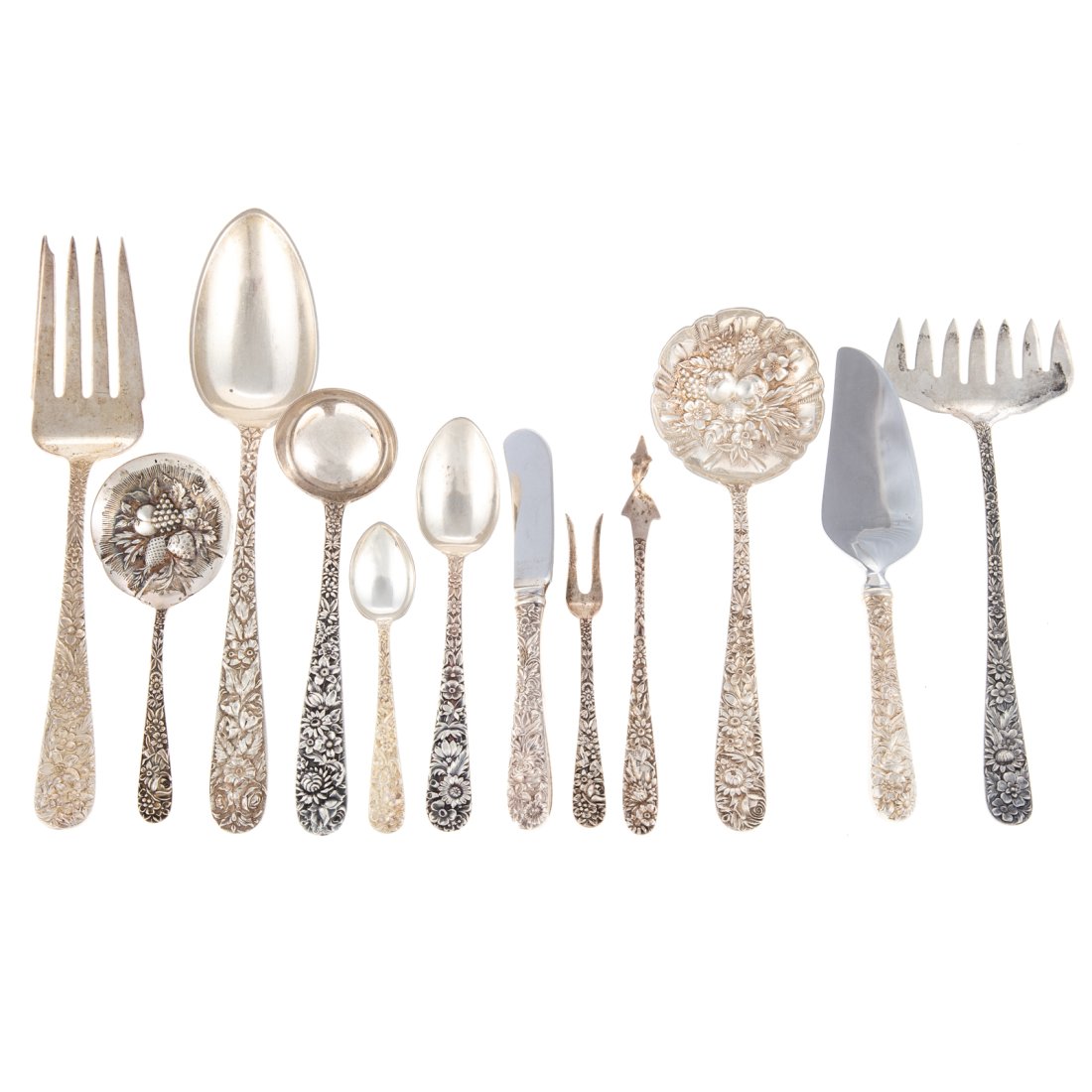 S Kirk & Son Sterling "Repousse" Flatware/Serving Pieces (1 of 4)