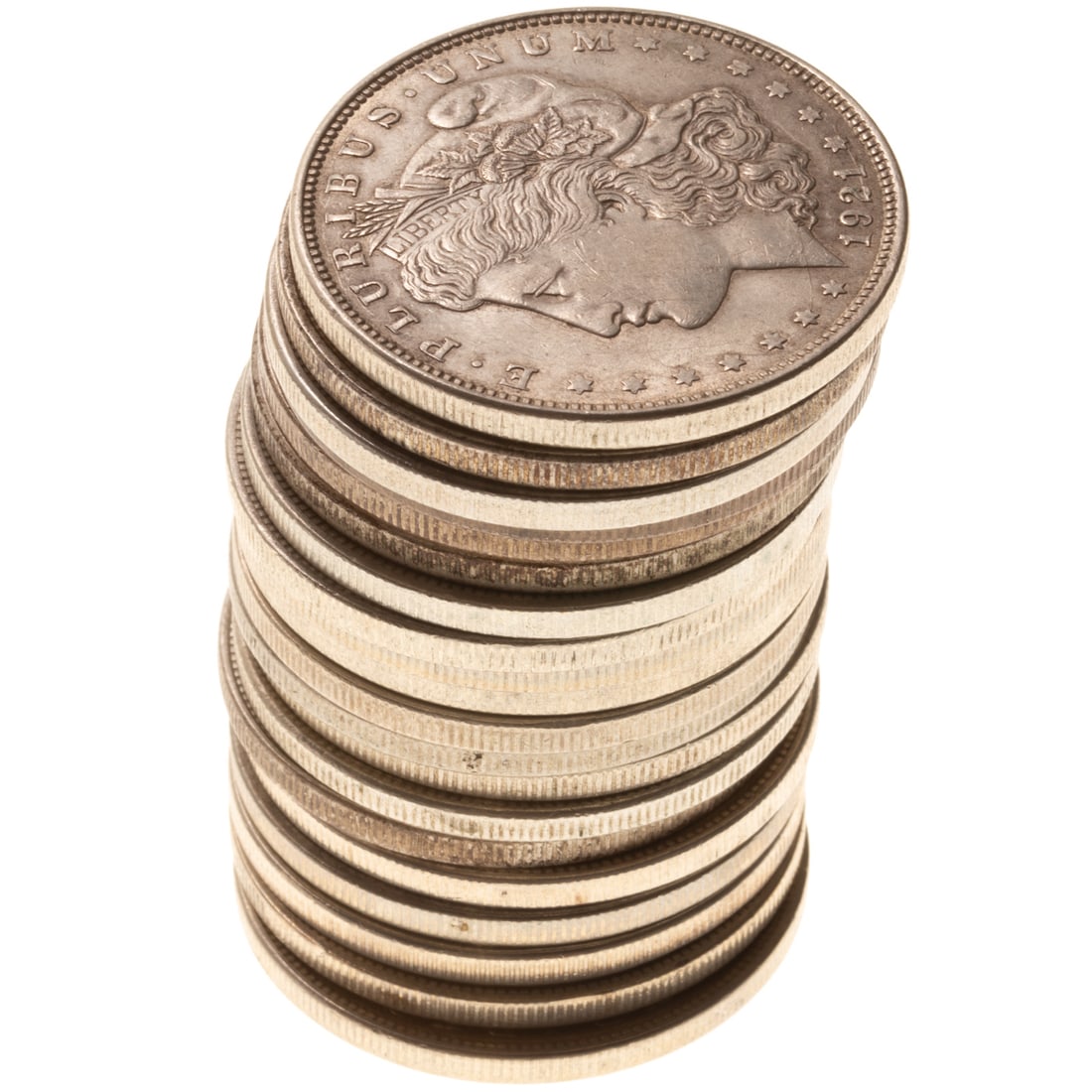 Roll of 1921 Morgan Dollars (1 of 4)