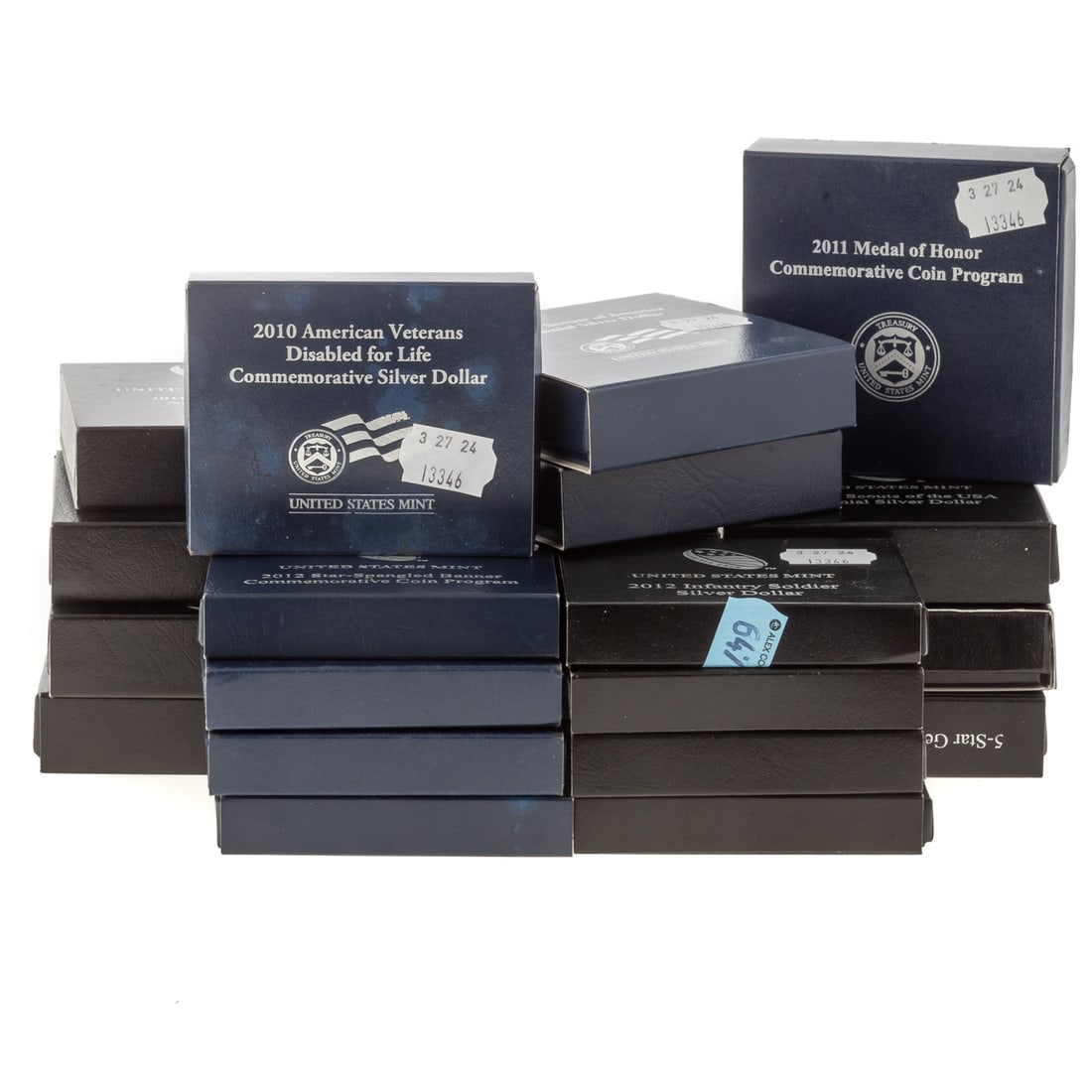 Large Collection of 22 Commemorative Coins in OGP (1 of 4)