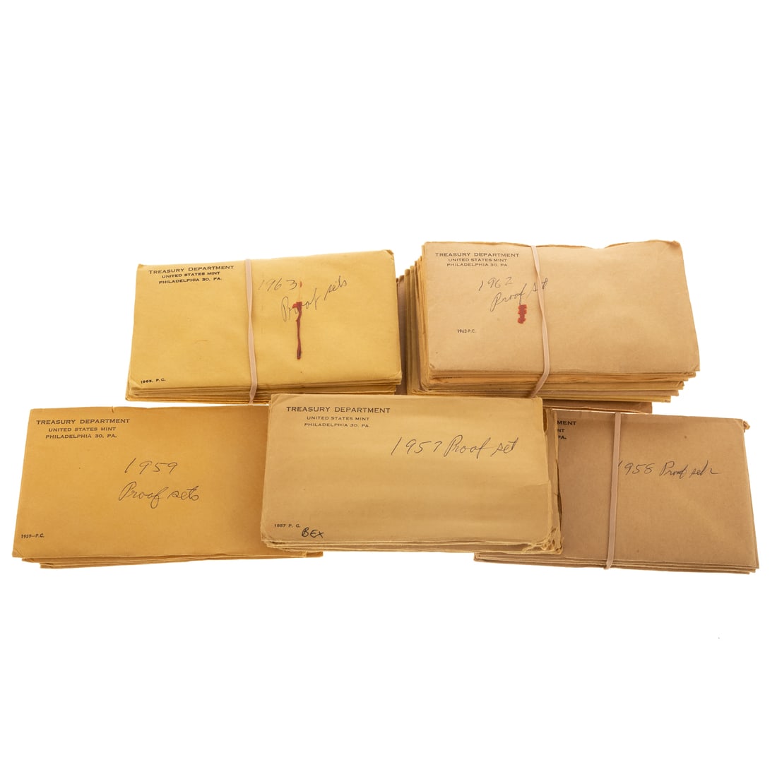 34 Proof Sets 1957-1963 (1 of 5)