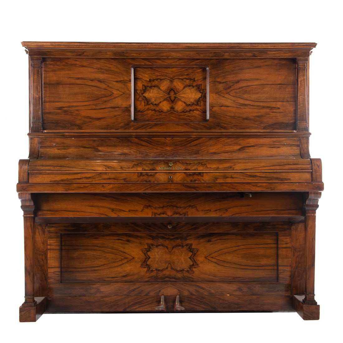 1912 Steinway & Sons Rosewood Upright Player Piano (1 of 8)