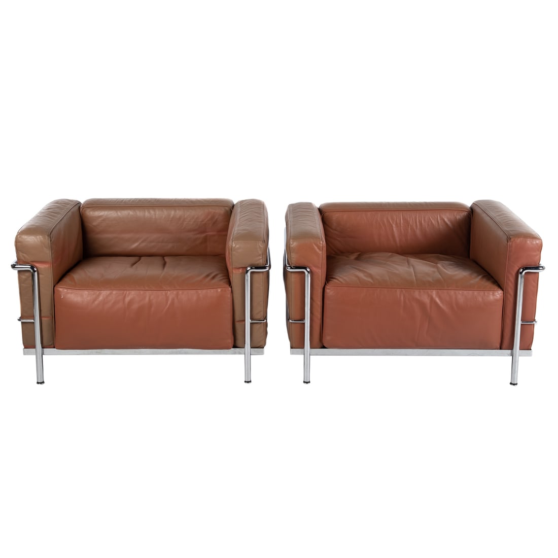 A Pair of Le Corbusier LC3 Chairs by Cassina (1 of 4)