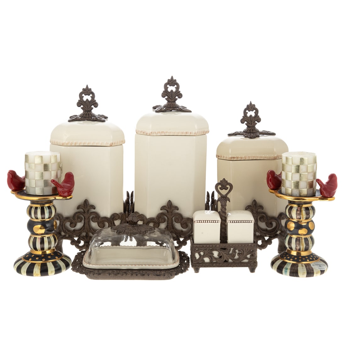 Five GG Collection Articles & Pair Candle Holders (1 of 8)