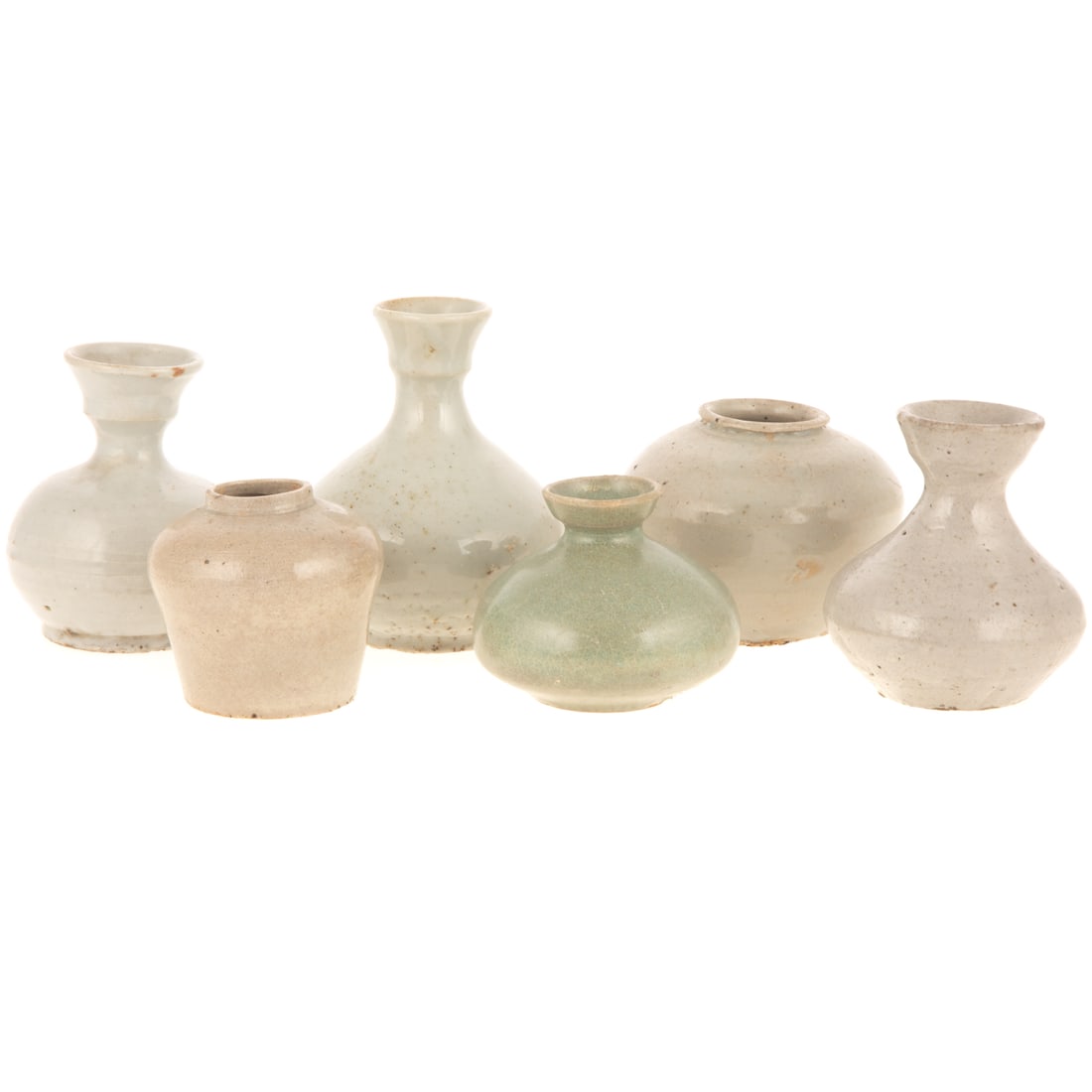 Six Korean Miniature Vases (1 of 3)