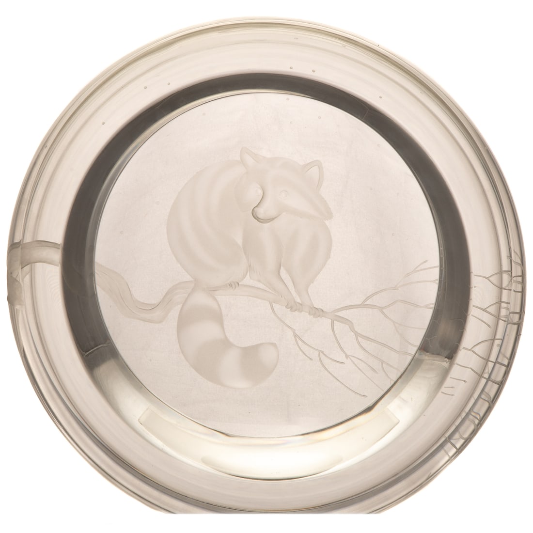 Steuben Crystal Raccoon Bowl by James Houston (1 of 3)