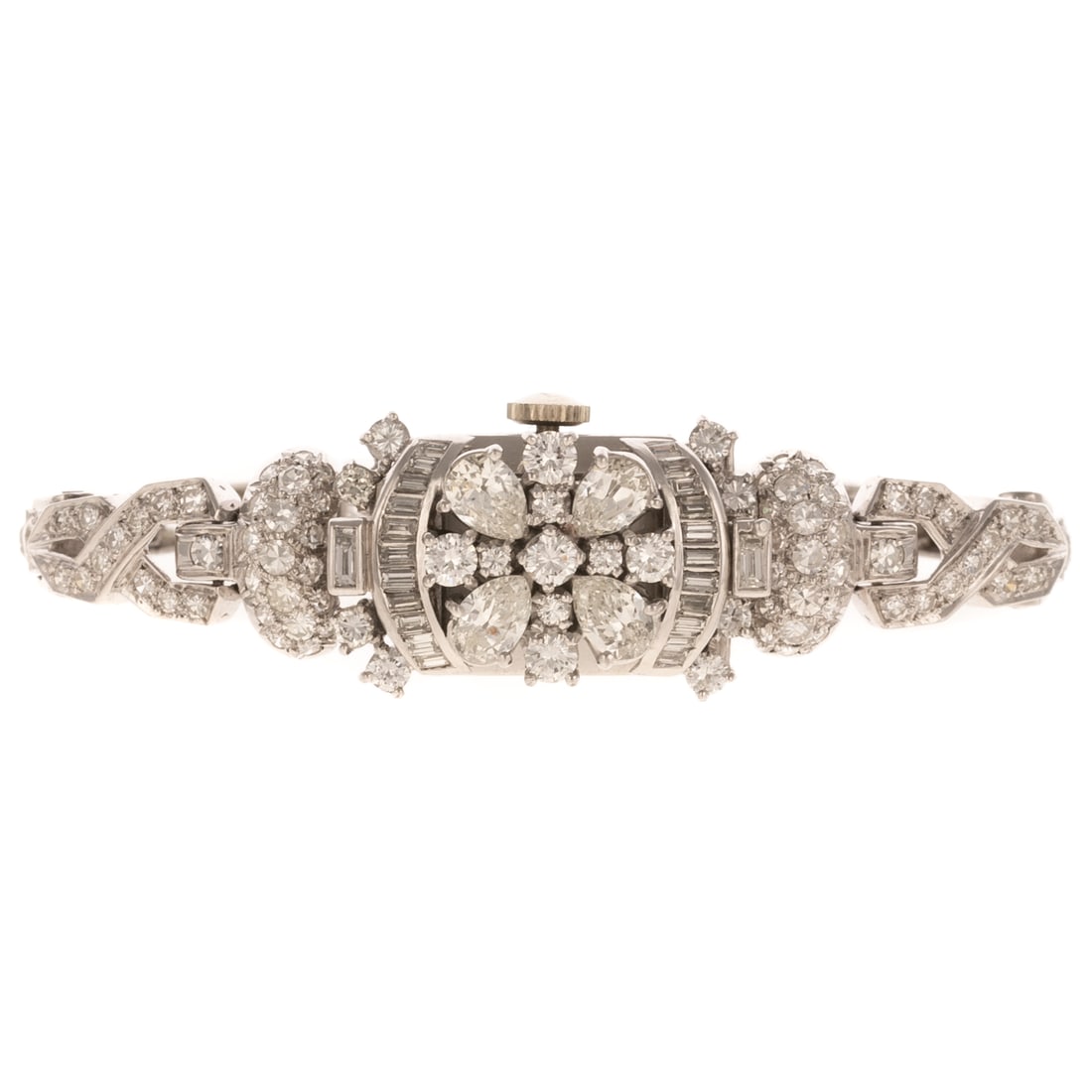 A Diamond Covered Hamilton Watch in Platinum (1 of 5)
