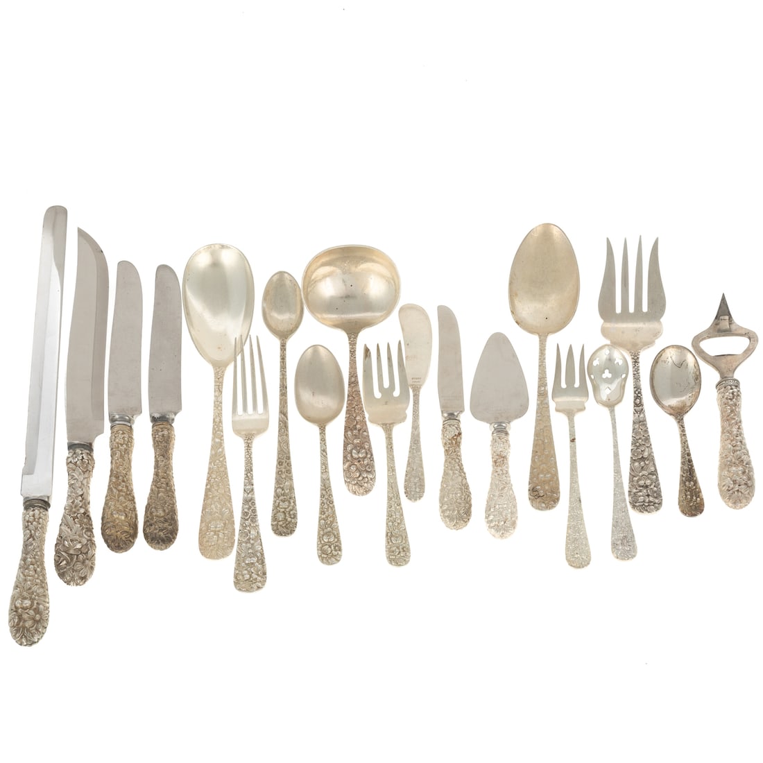 Stieff Sterling "Rose" Flatware Service (1 of 3)