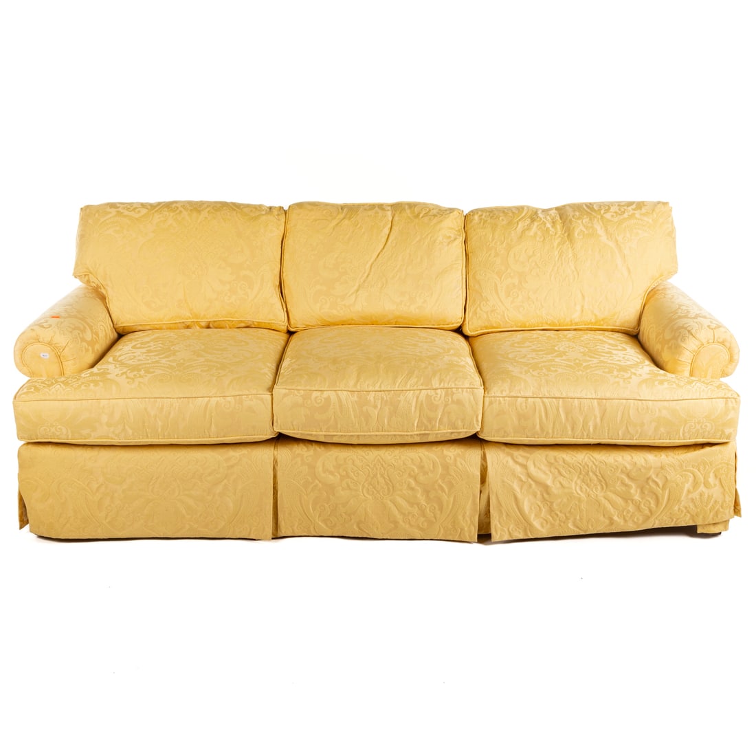 Baker Scalamandre Upholstered Sofa Auction