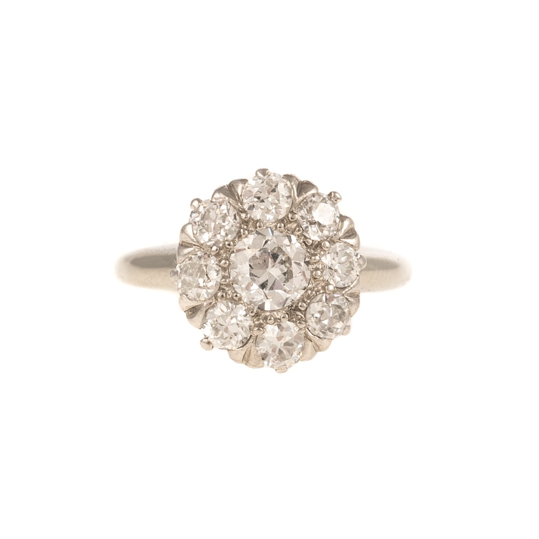 An Antique Diamond Ring in Platinum & 14K (1 of 3)