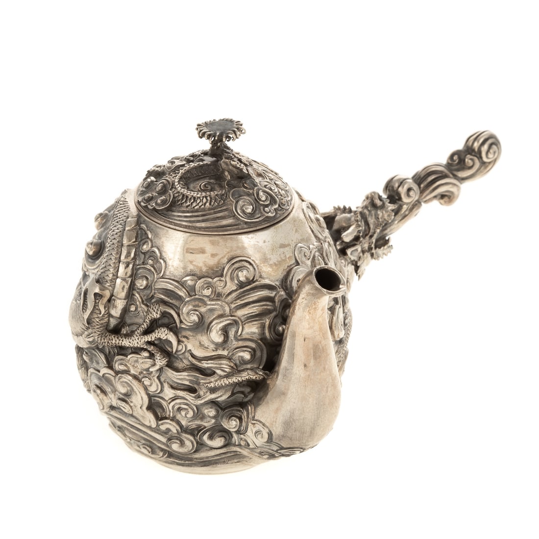 Chinese Sterling Teapot (1 of 3)