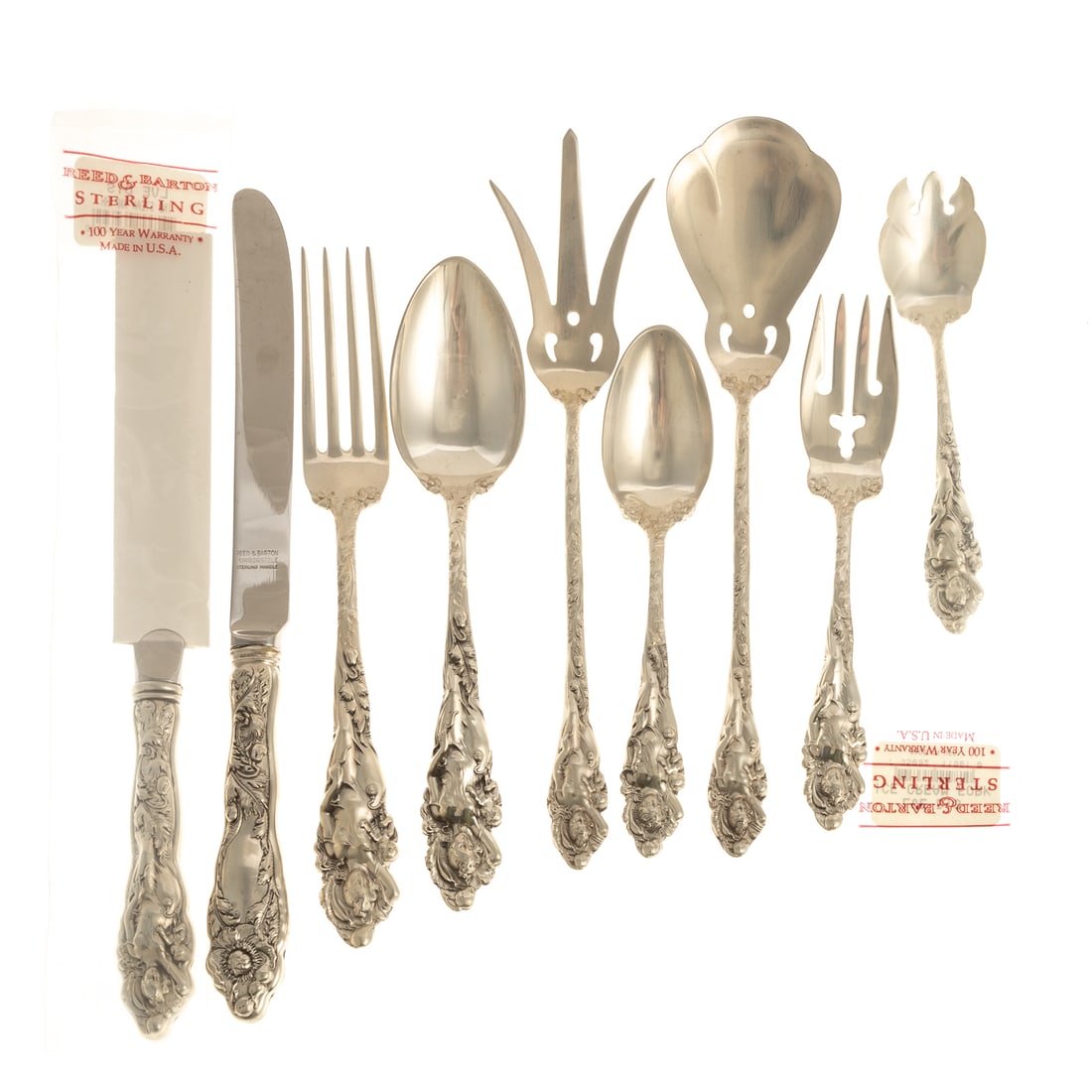 Reed & Barton Sterling "Love Disarmed" Flatware (1 of 4)