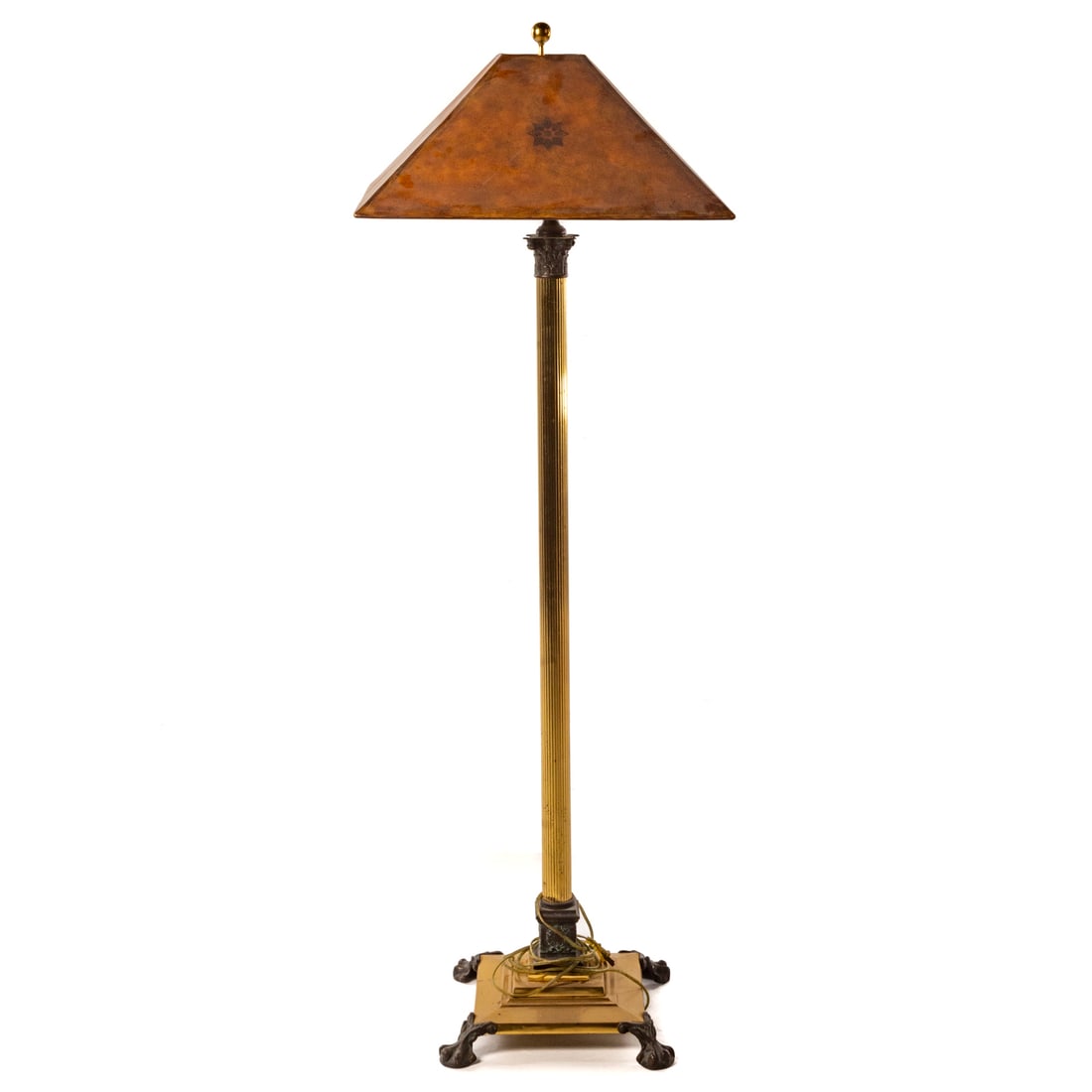 Maitland Smith Brass & Metal Floor Lamp (1 of 3)