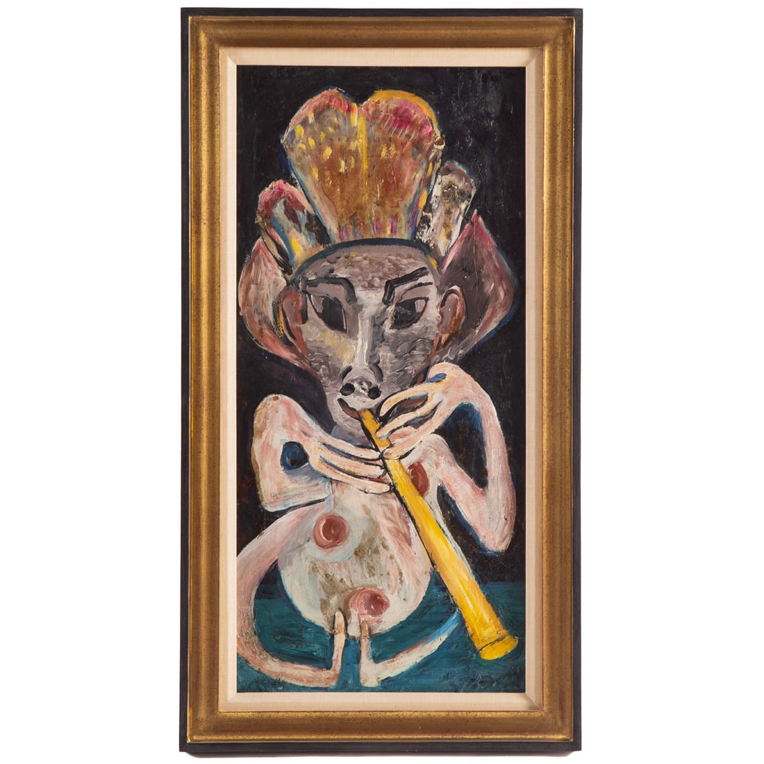 Robert Saint-Brice. "Fife Player," mixed media (1 of 5)