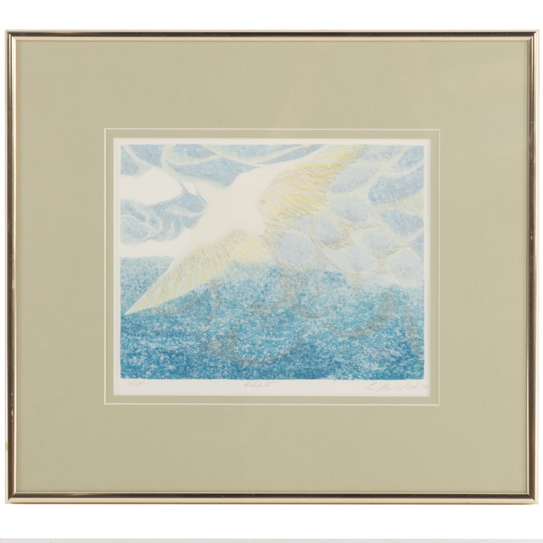 Lou Stovall. "Right II," color screenprint (1 of 4)