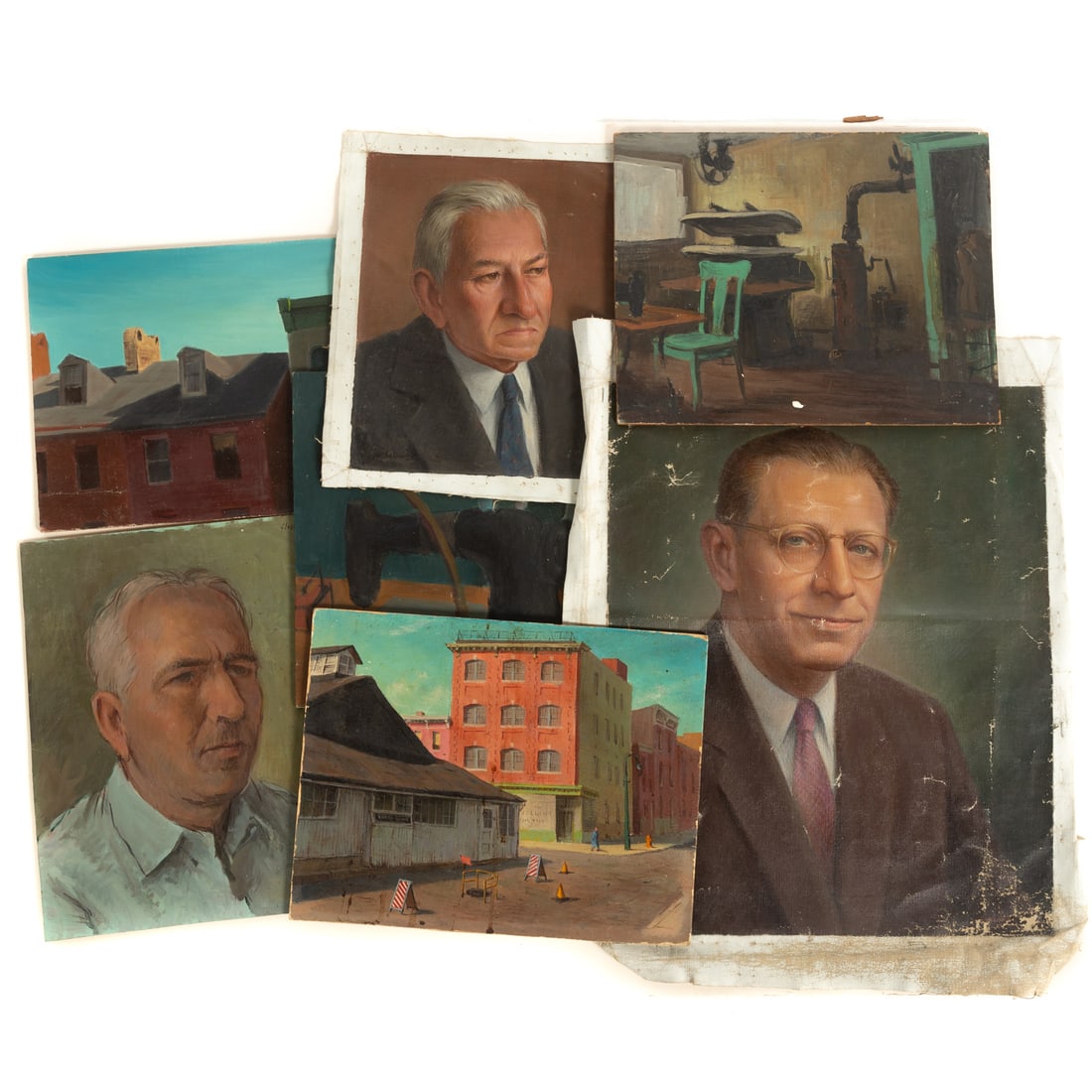 Jacob Glushakow. Seven Works, oil (1 of 3)