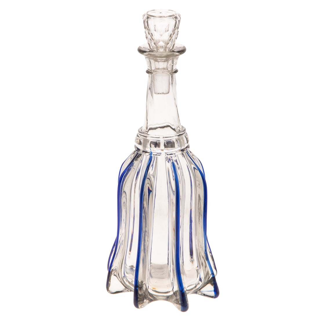 Continental Pillar Molded Glass Decanter Auction