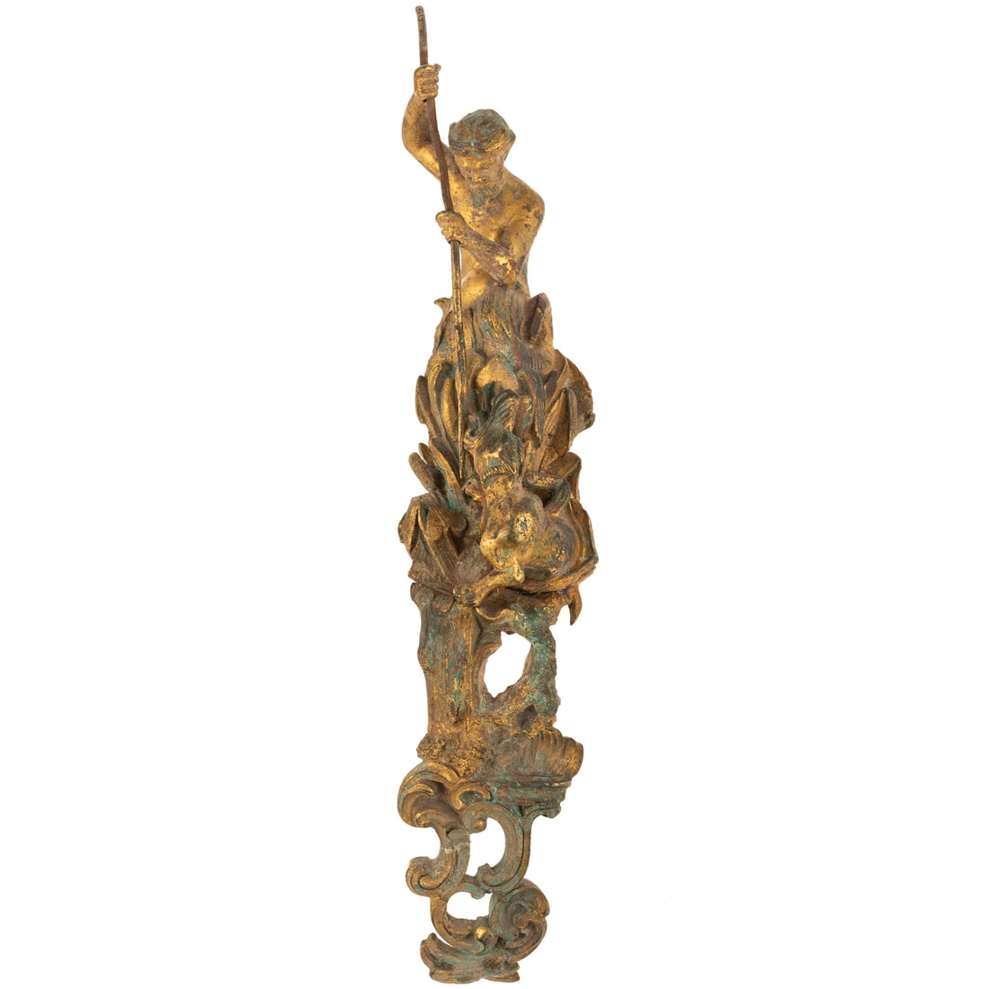 Continental Gilt Bronze Figural Mount (1 of 4)