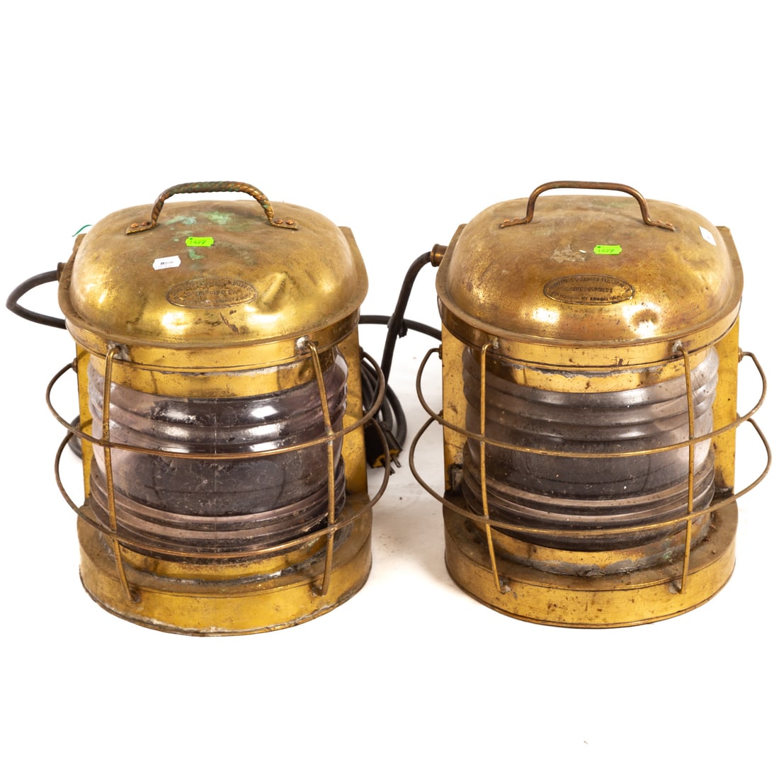 A Pair of Universal Standard Electric Ships Lights (1 of 3)