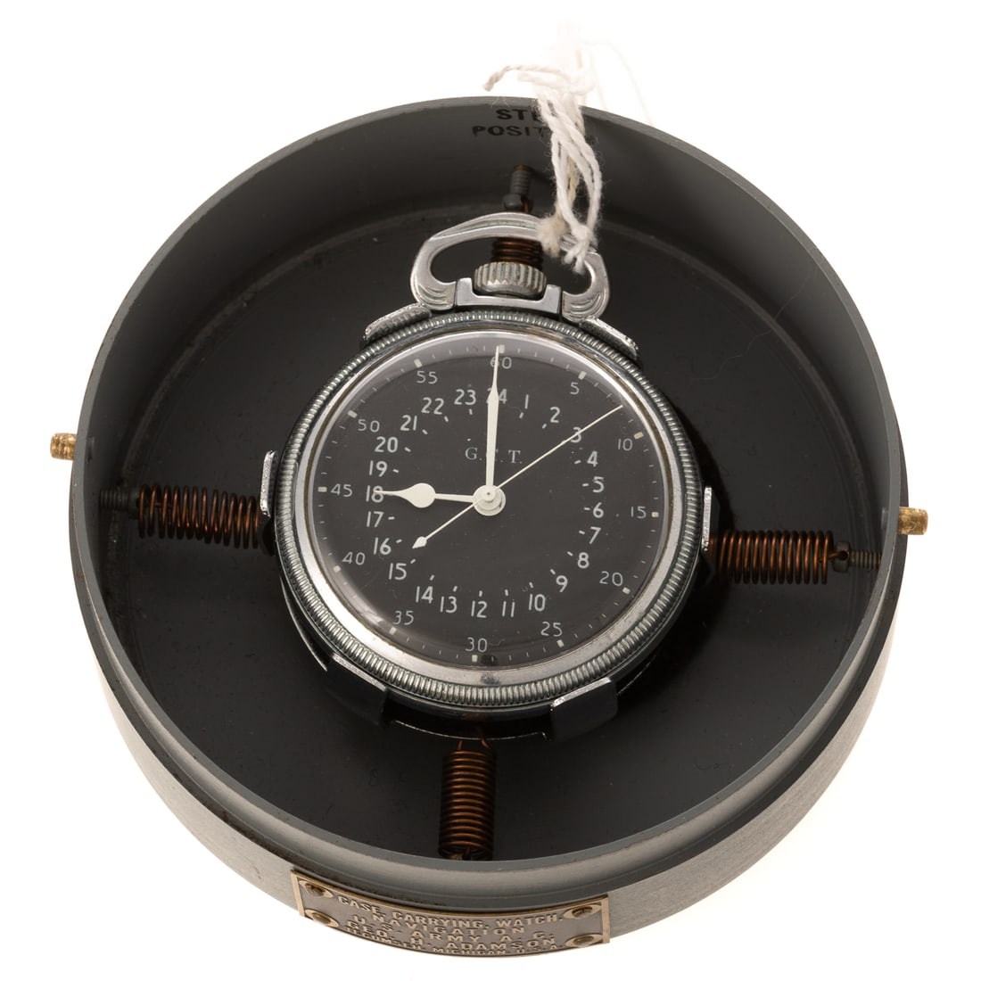 A Hamilton GCT Navigator Pocket Watch: US Army (1 of 5)