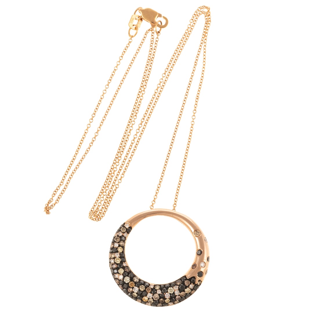 An Effy Black & White Diamond Pave Circle in 14K (1 of 5)