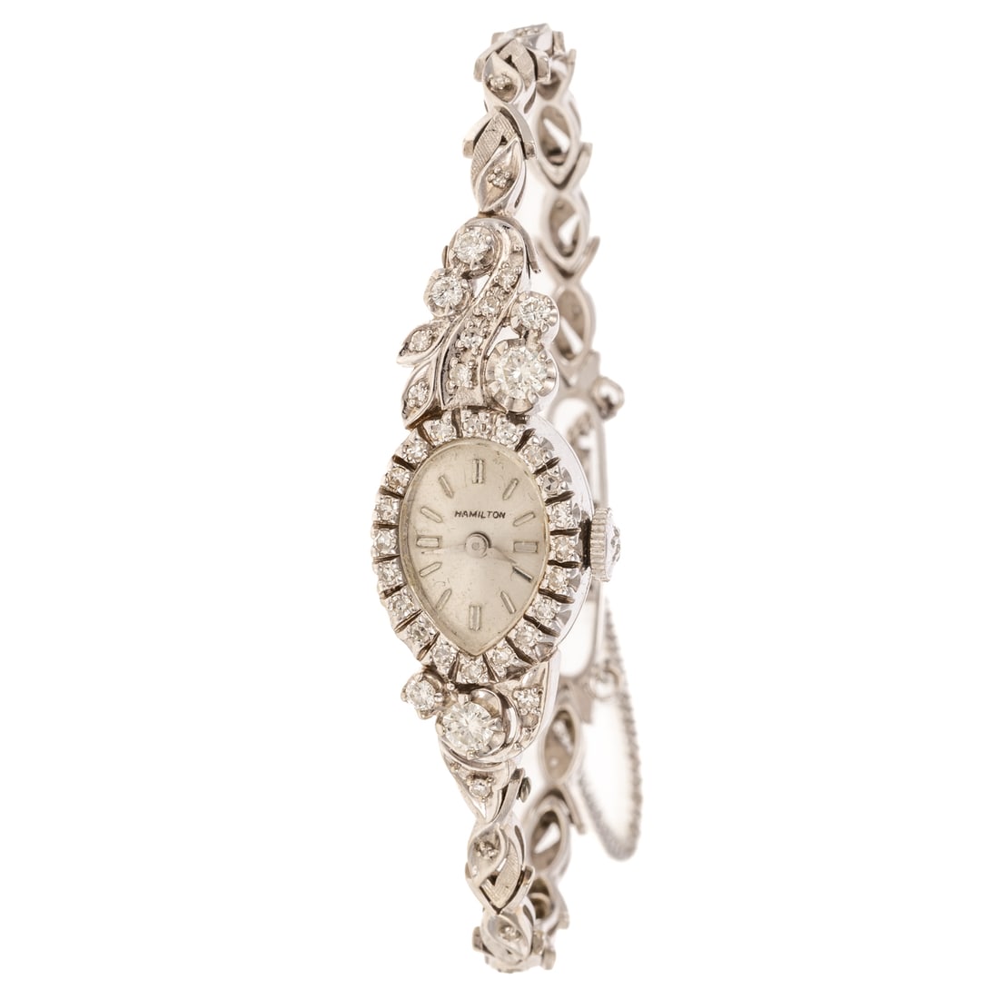 A Hamilton Diamond Cocktail Watch in 14K (1 of 6)