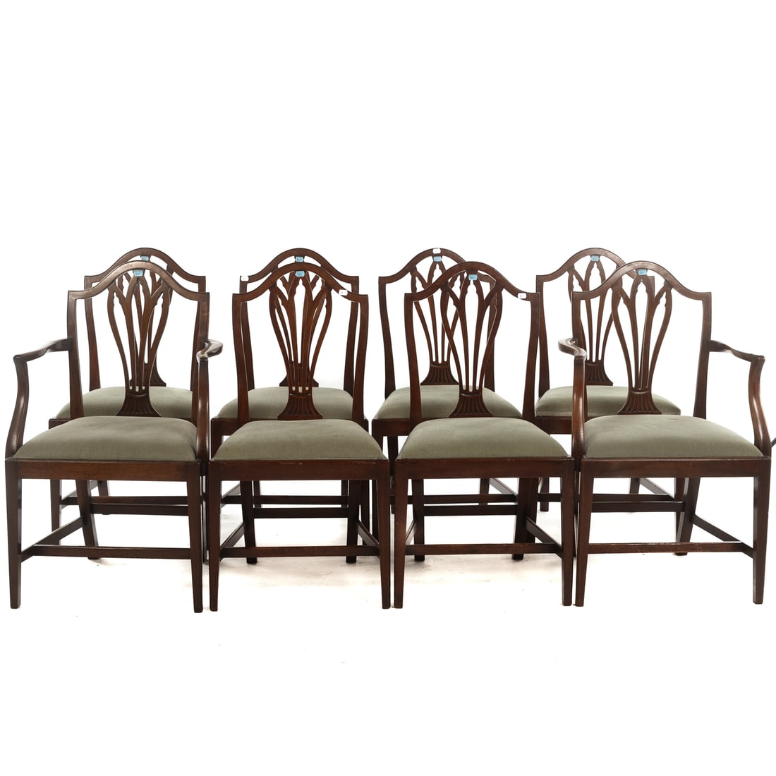 Eight Federal Style Mahogany Chairs (1 of 2)