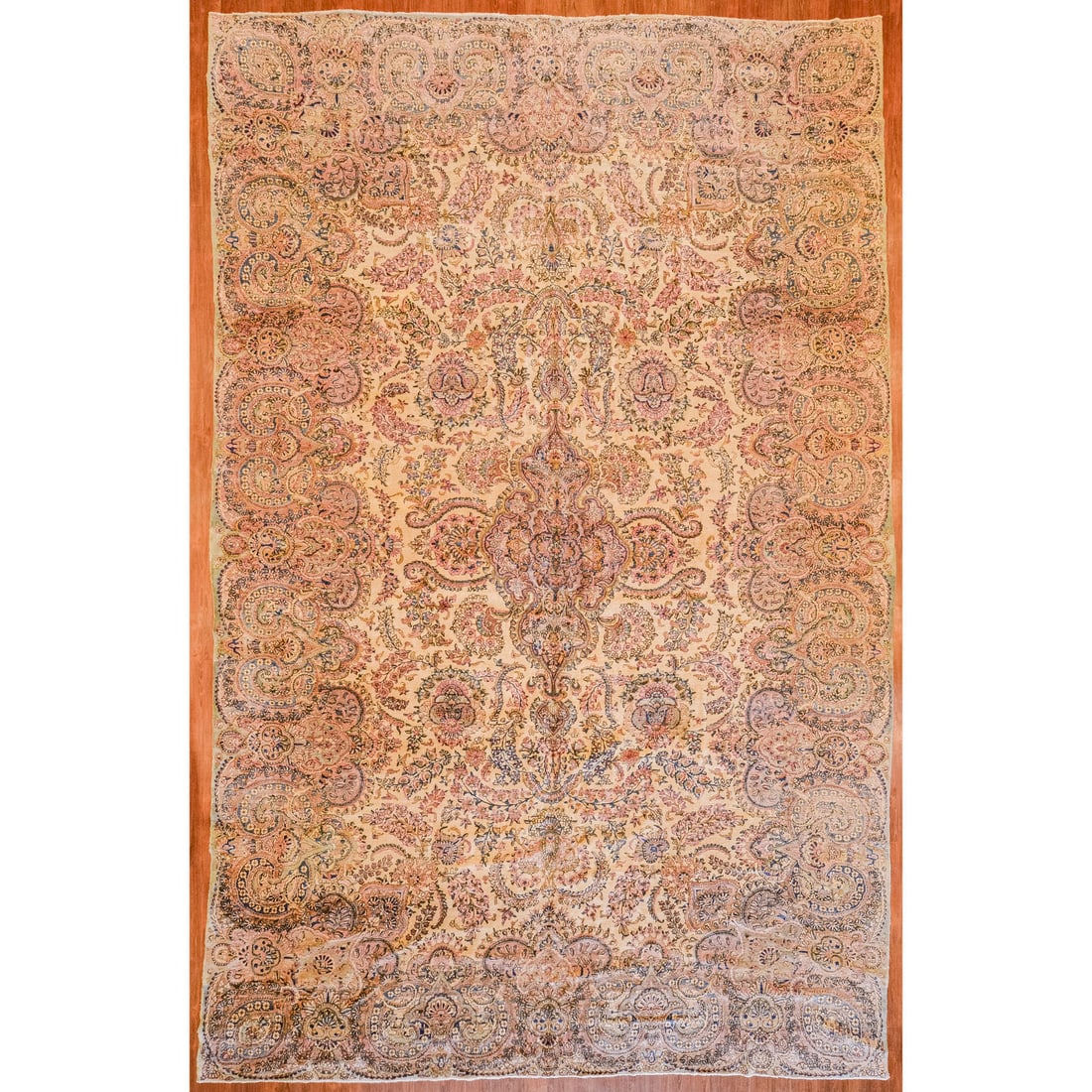 Antique Lavar Kerman Carpet, Persia,11.5 x 17.5 (1 of 4)