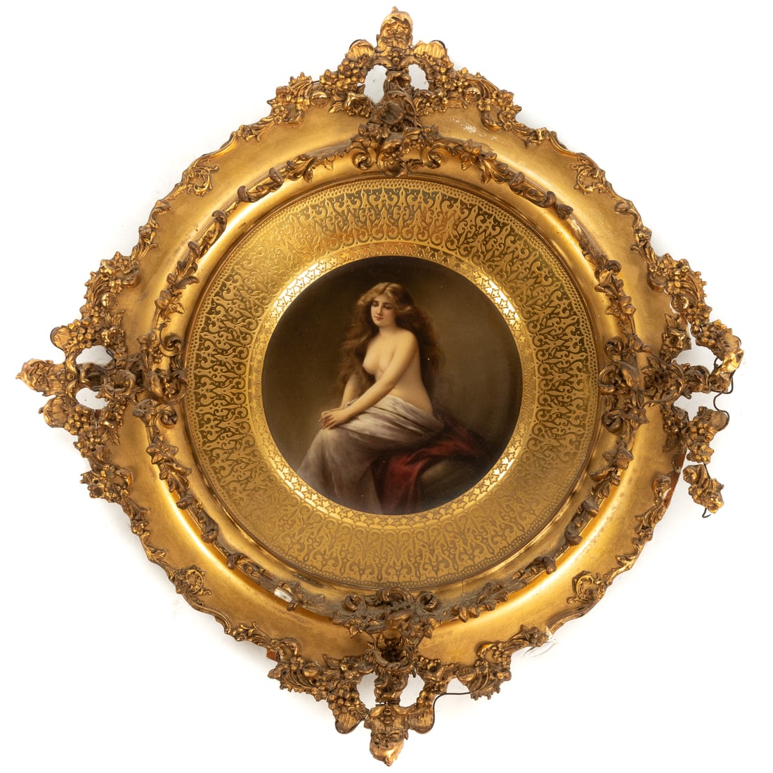 Dresden Cabinet Plate of a Beauty, Framed (1 of 5)