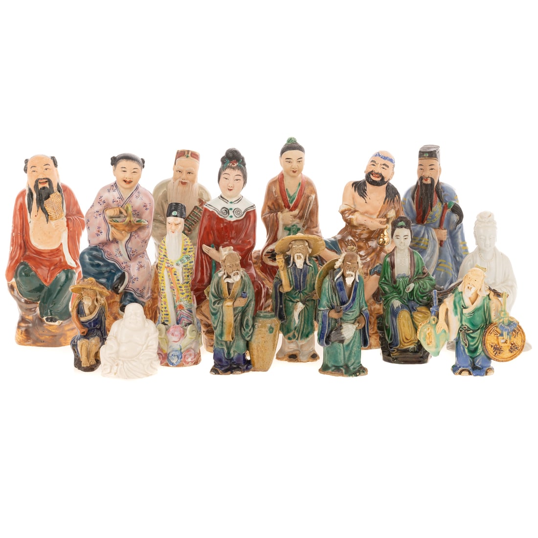 15 Assorted Chinese Export Figures (1 of 5)