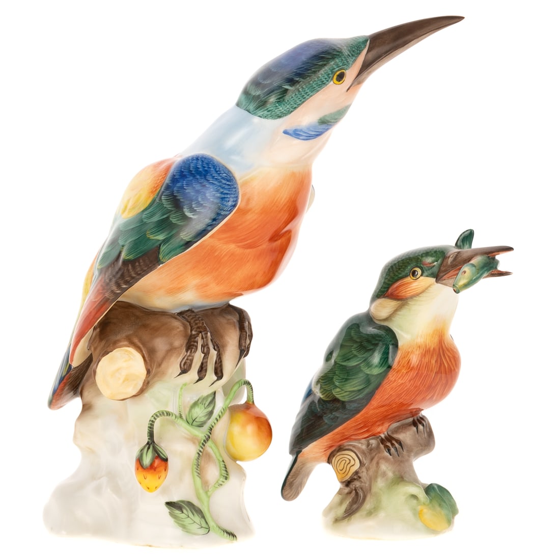 Two Herend Porcelain King Fishers (1 of 4)