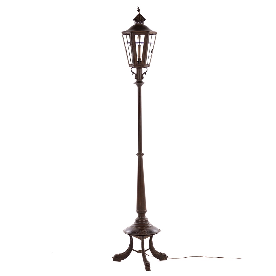 Renaissance Style Bronze Floor Lamp (1 of 3)