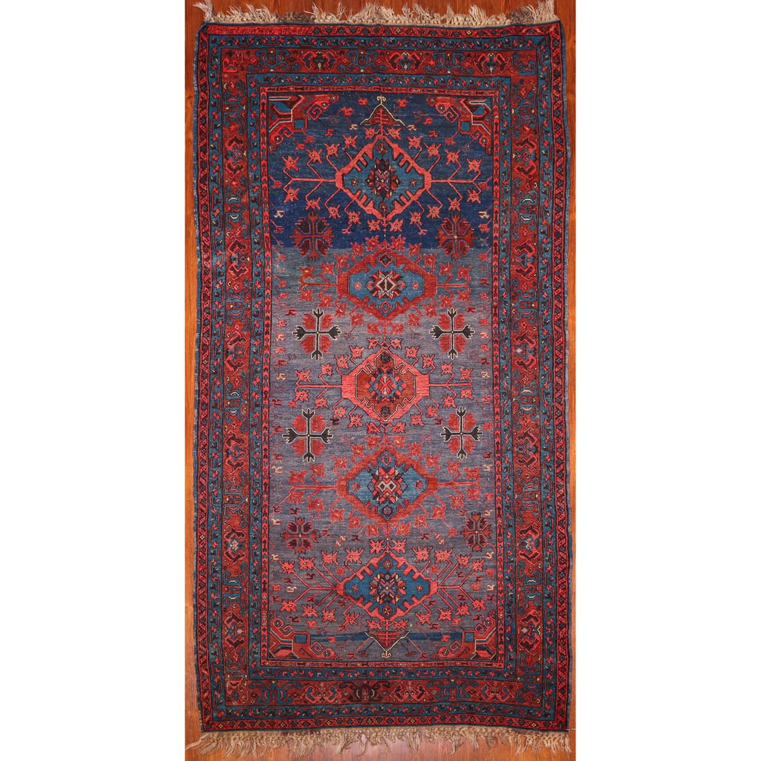Antique Soumak Rug, Caucasus, 4.2 x 8.5 (1 of 4)