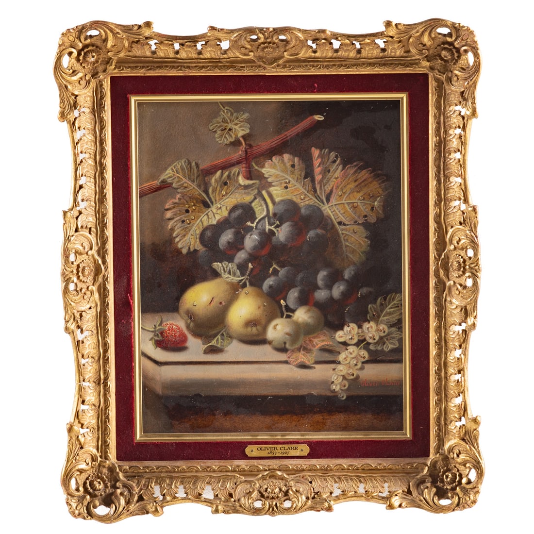 Oliver Clare. Still Life with Fruit, oil (1 of 5)