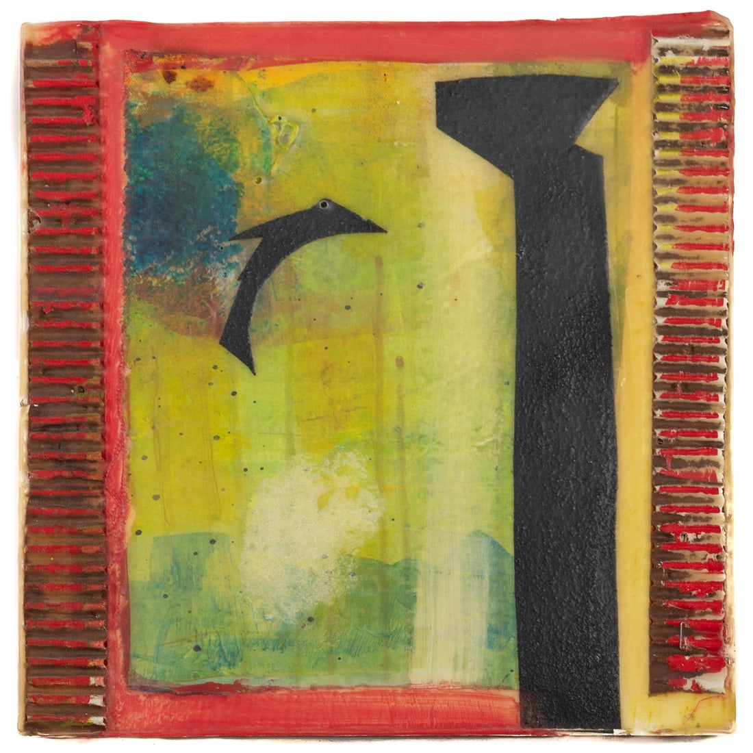 Joyce Wellman. Untitled Monolith, mixed media (1 of 2)
