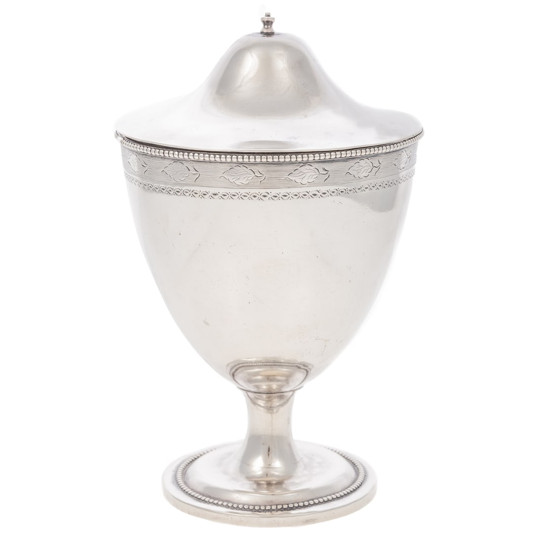 Philadelphia Coin Silver Sugar Bowl & Cover (1 of 6)