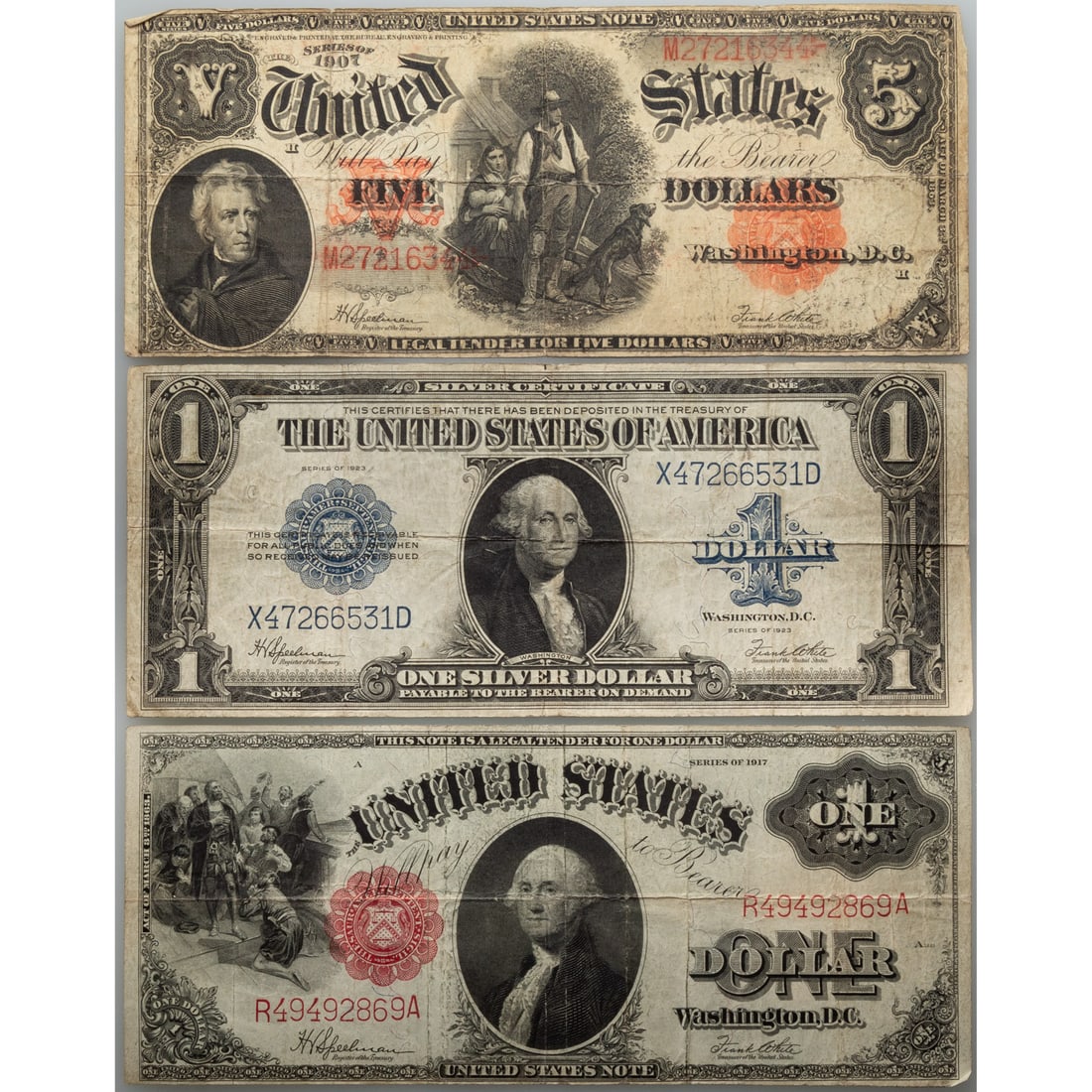 Three Large Size Speelman-White Notes (1 of 2)