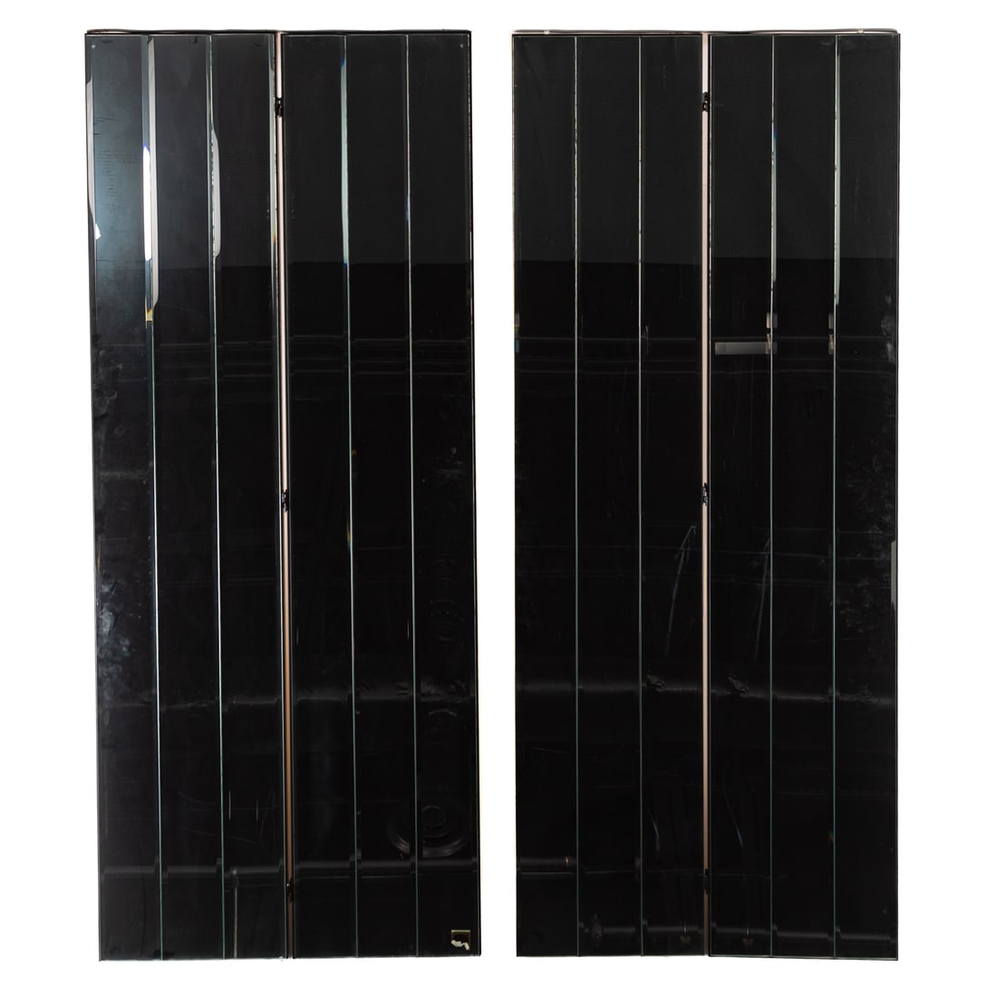 A Pair of Contemporary Mirrored Bifold Screens (1 of 5)