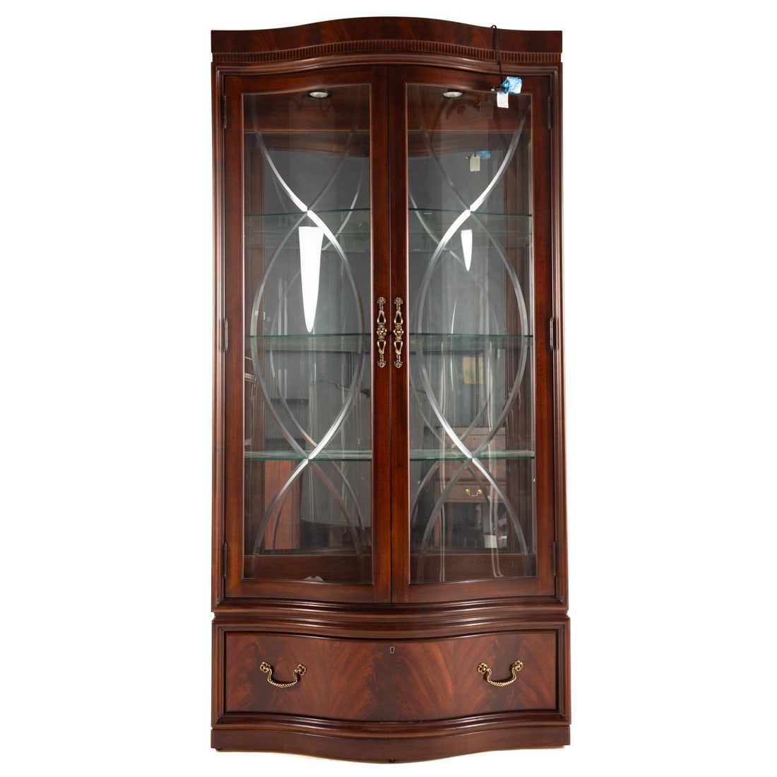 Thomasville Cherry Two Door Curio Cabinet (1 of 6)