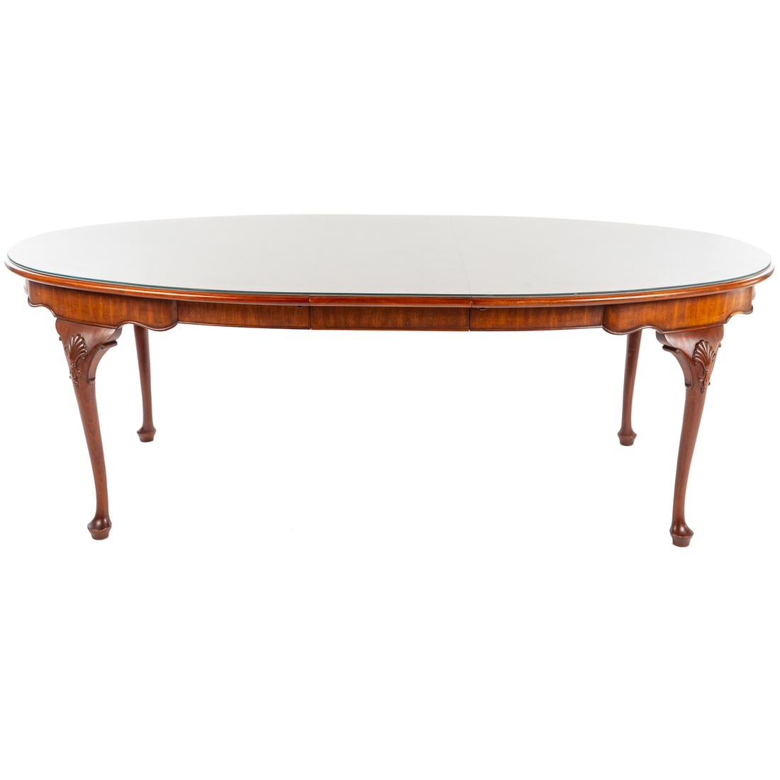 Henkel Harris Mahogany Banded Dining Table (1 of 7)