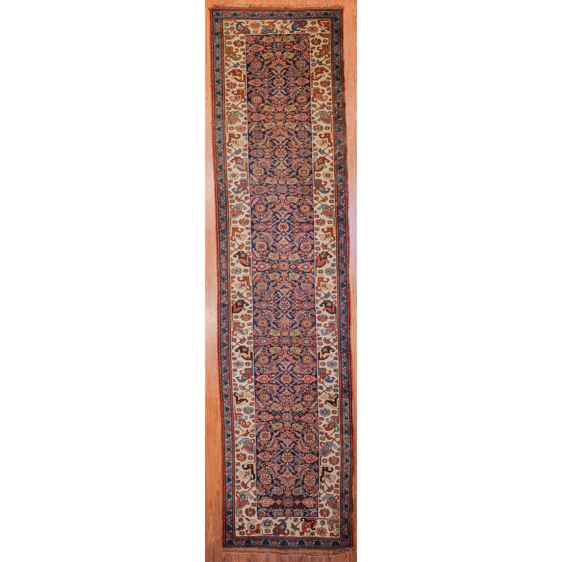 Antique Bijar Runner, Persia, 3.6 x 14.3 (1 of 5)