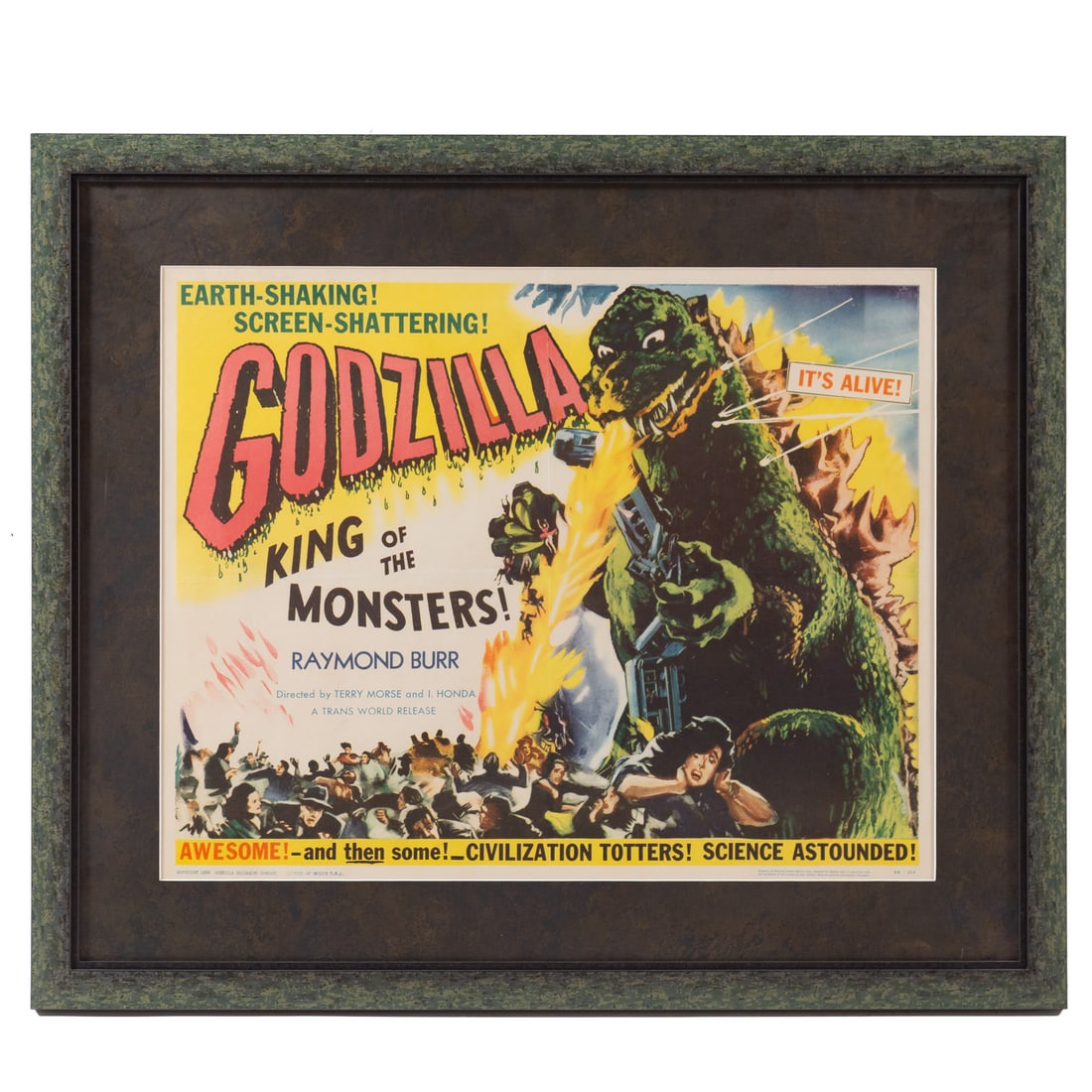 Godzilla King of the Monsters, vintage poster (1 of 4)