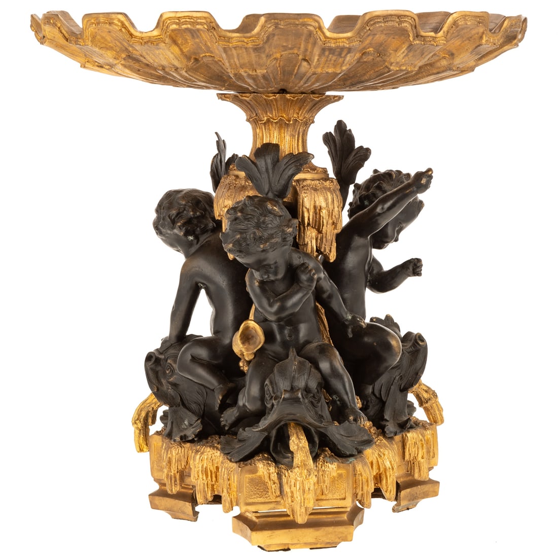 Gilt Bronze Cherub Centerpiece (1 of 5)