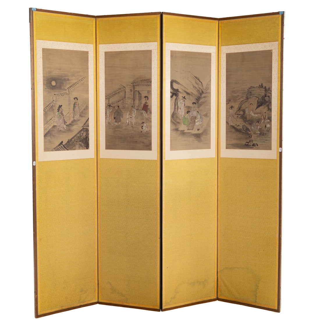 Korean Four Panel Screen (1 of 7)