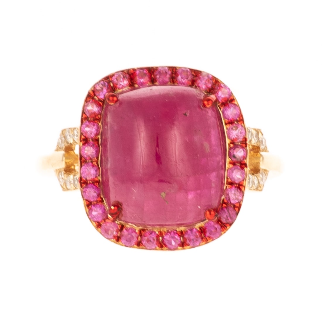 A 7.00 ct Ruby & Pink Sapphire Ring in 18K (1 of 5)