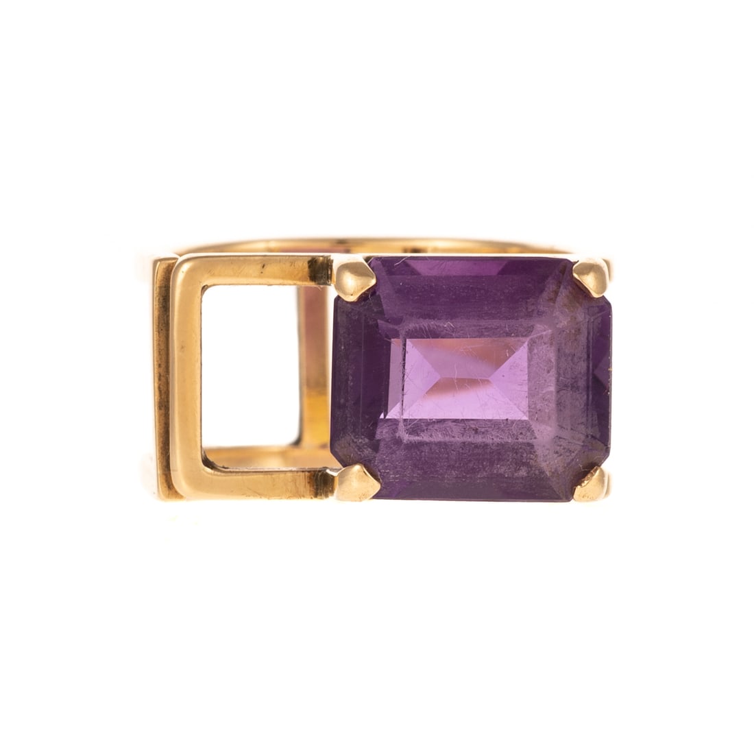A Betty Cooke Amethyst Ring in 14K (1 of 4)