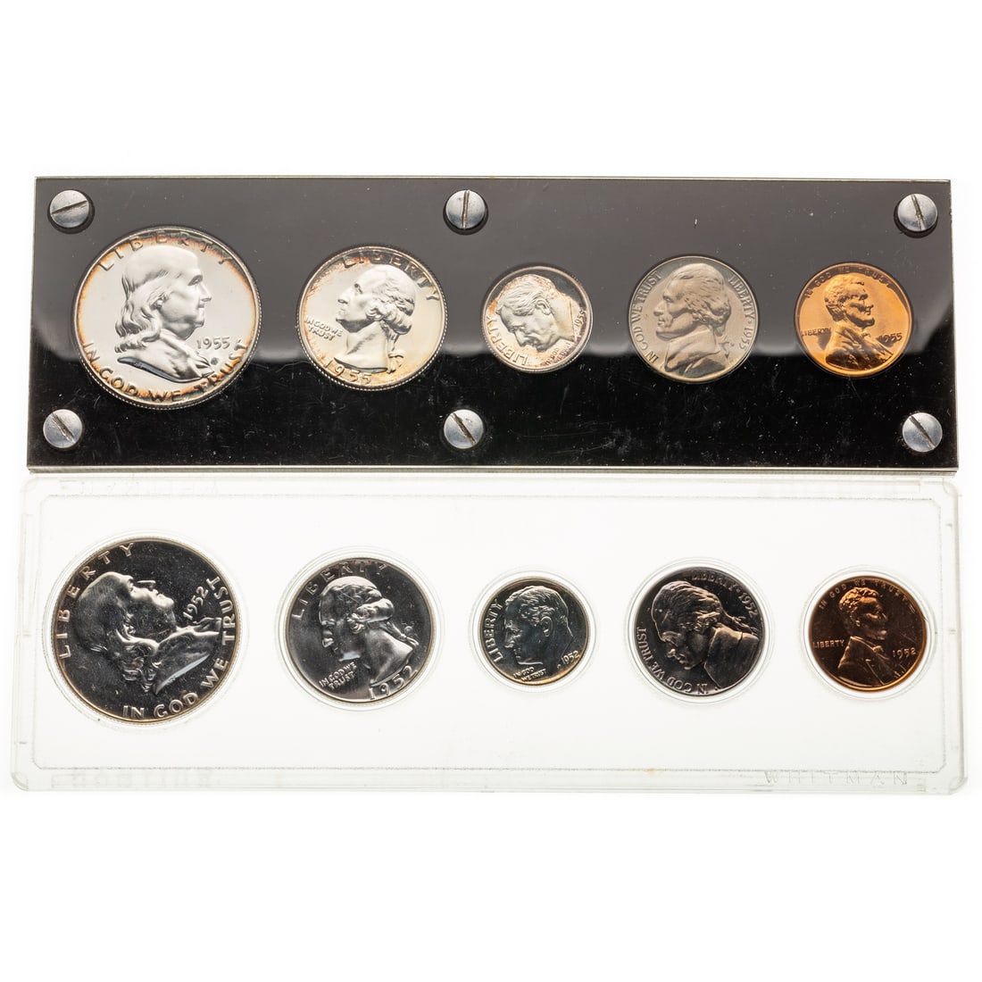 A Pair of 50s Proof Sets, 1952 & 1955 (1 of 5)