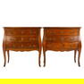 A Pair of Louis XV Style Cherry Chests