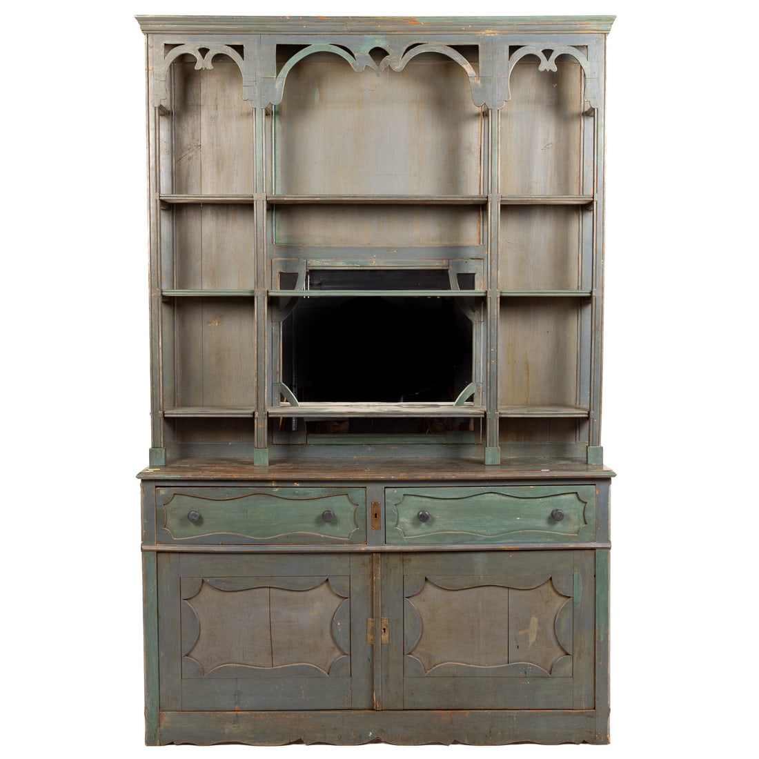 Swedish Pine Painted Cupboard (1 of 4)